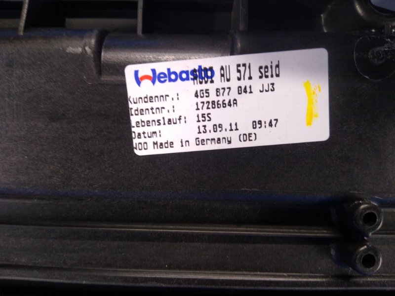 Hatch AUDI A6 (C7) 11-18 2011