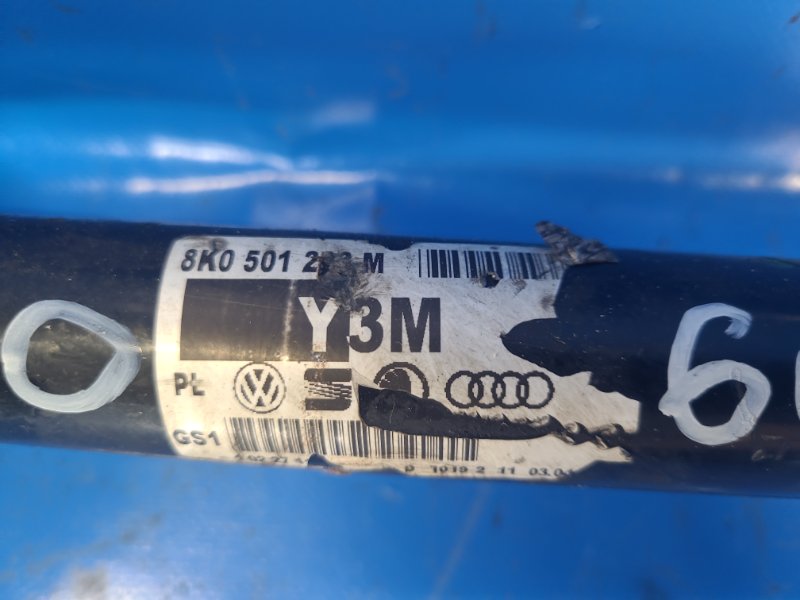 Rear drive AUDI A4 08-15 2015 Right.