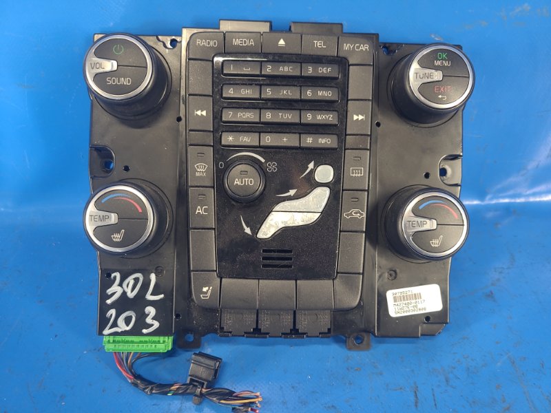 Heater control unit for Volvo S60 10-13 2012