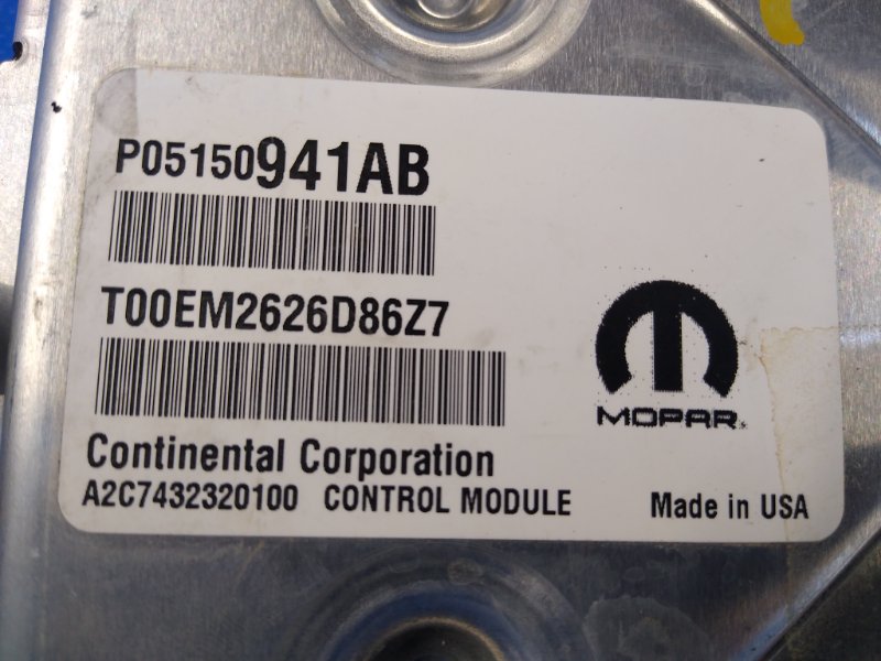 Engine Control Unit for Jeep Compass 06-16 2014
