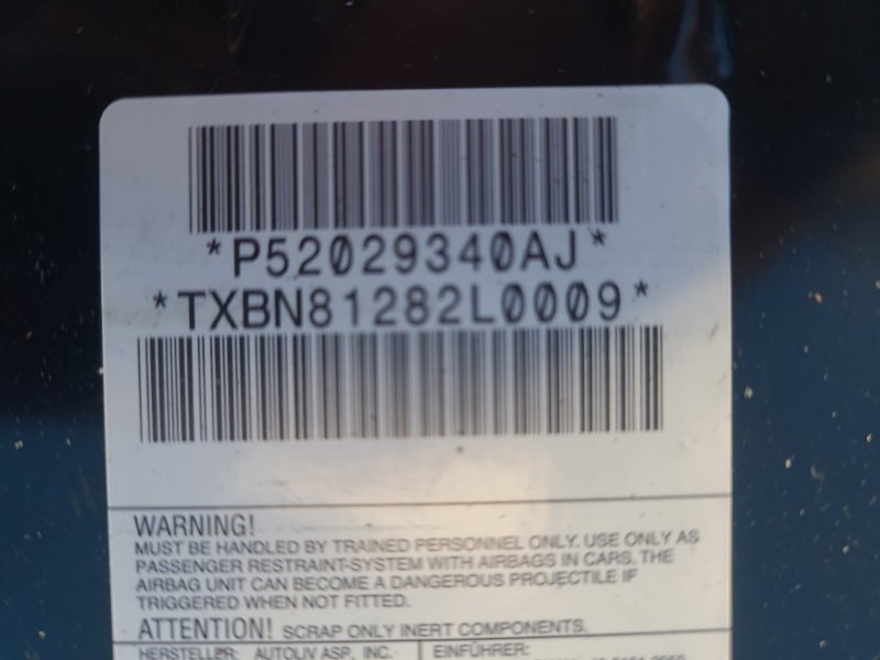 Chrysler 200 Passenger Airbag 10-14 2012