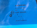 Door glass blind DODGE CALIBER 06-11 2006 Left. Rear.