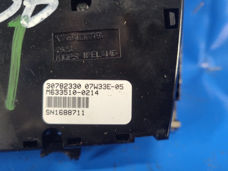 Heater control unit VOLVO XC90 02–16 2008