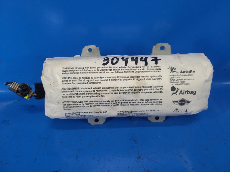Passenger airbag MINI Cooper S R57 09-15 2011