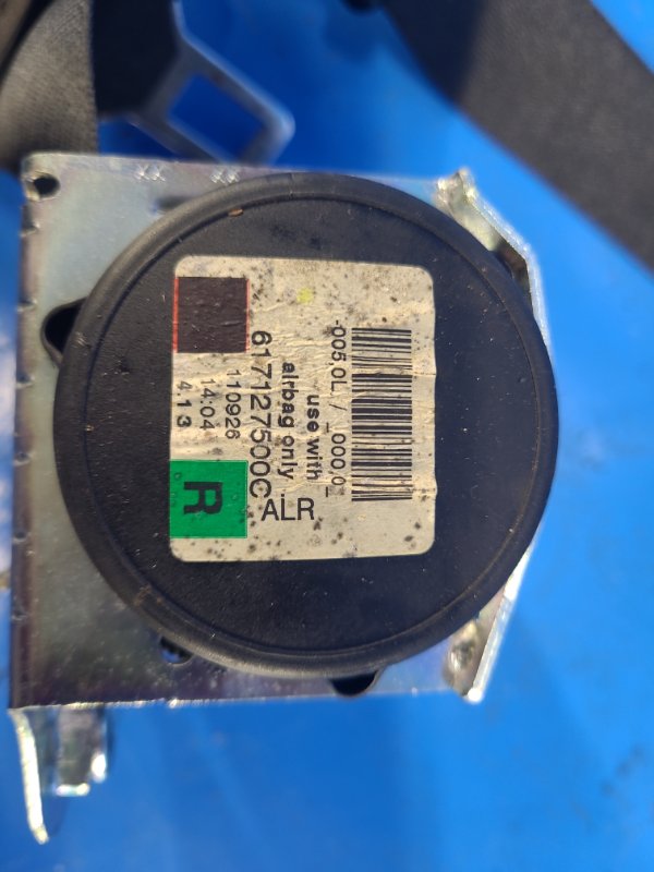 Seat belt MINI COOPER S R57 09-15 2011 Right Front