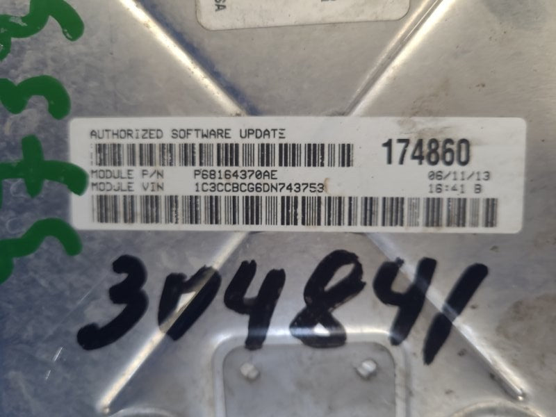 Engine Control Unit Chrysler 200 10-14 2013