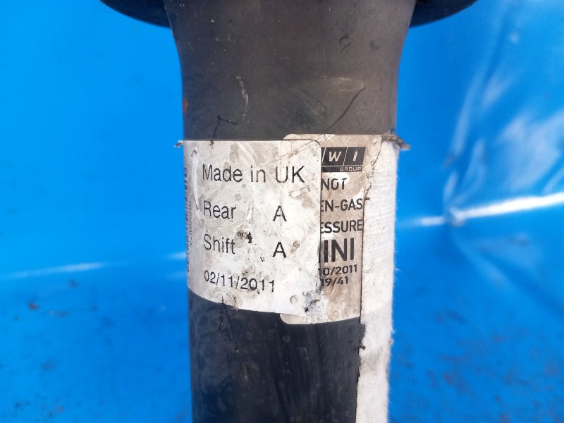 Shock absorber MINI COOPER S R57 09-15 2011 Left. Rear.