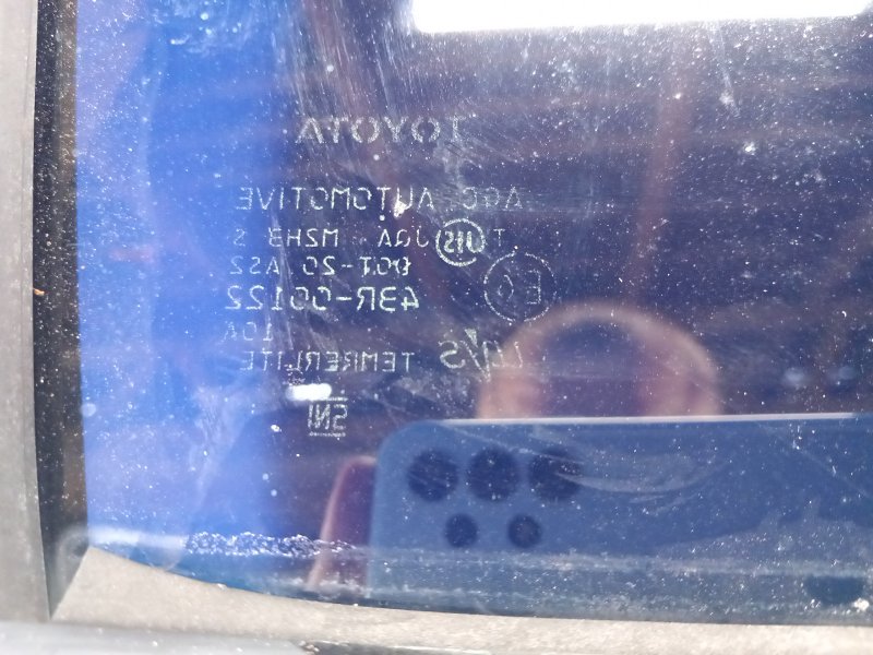 Door glass TOYOTA PRIUS - 30 09-17 2010 Right Rear