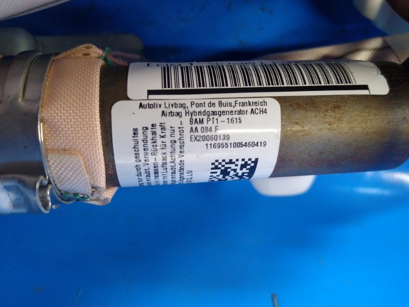 Airbag (curtain) TOYOTA PRIUS - 30 09-17 2010 Right.
