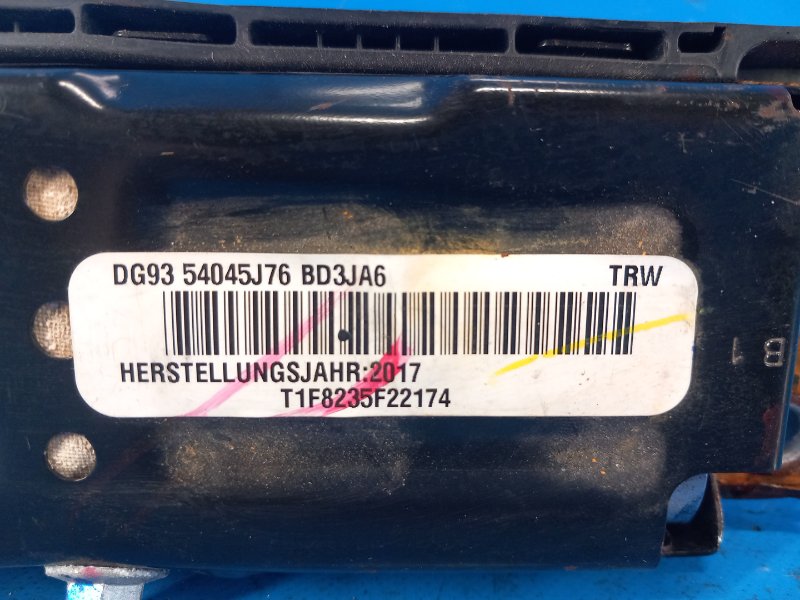 Knee airbag FORD FUSION 14- 2014 Right Front.