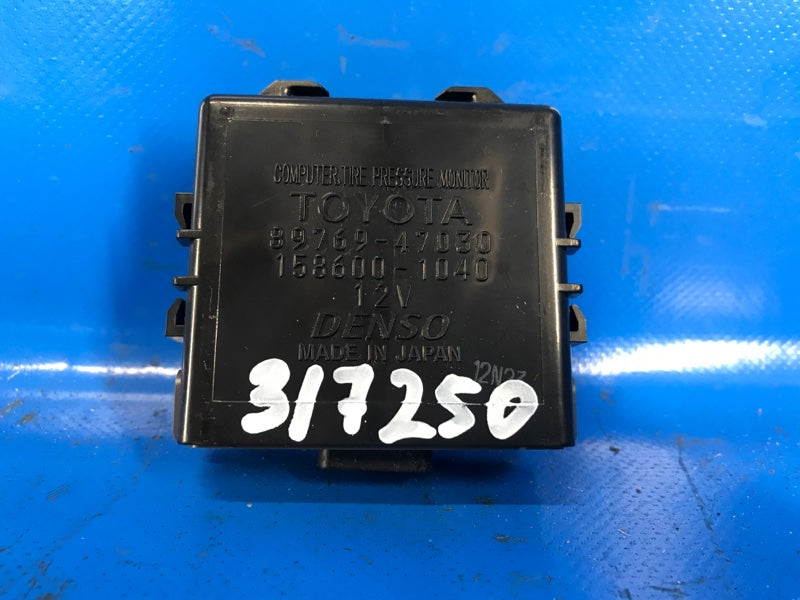 Tire Pressure Control Unit Toyota Prius - 09/30/2012