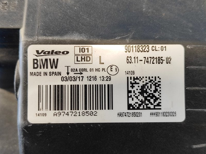 Headlight BMW I3 (I01) 13–22 Lev.