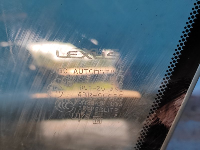 Door glass LEXUS IS250/350 05-13 2013 Lev.