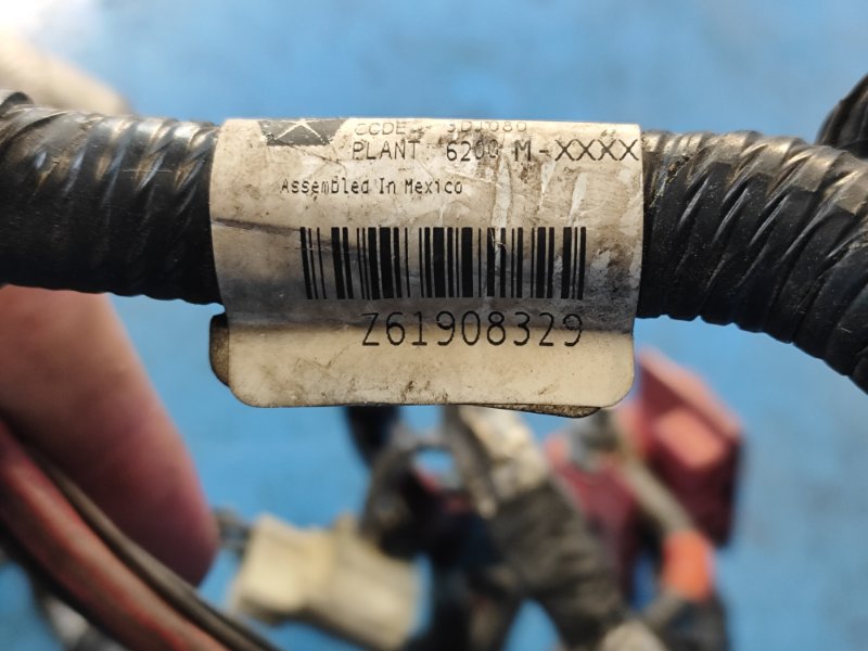 High-voltage wires Chrysler 200 10-14 2012