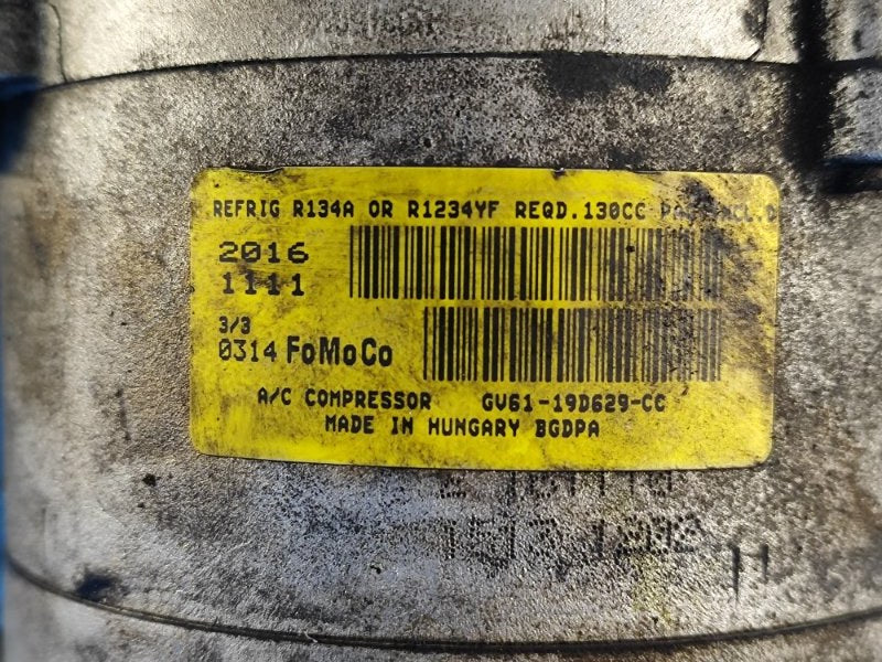Ford Escape 12-19 2017 Air Conditioning Compressor