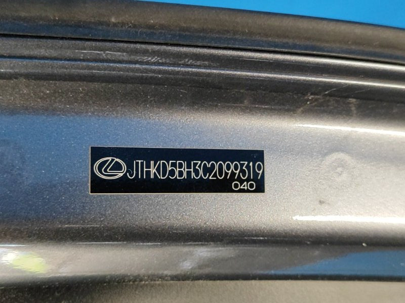 LEXUS CT200 trunk lid 11-17 2012