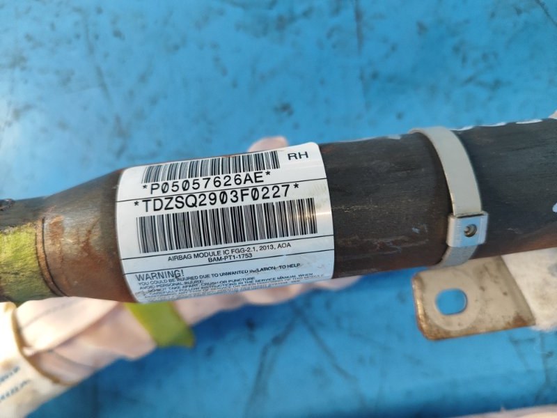 Airbag (curtain) DODGE GRAND CARAVAN 08- 2014 Right.