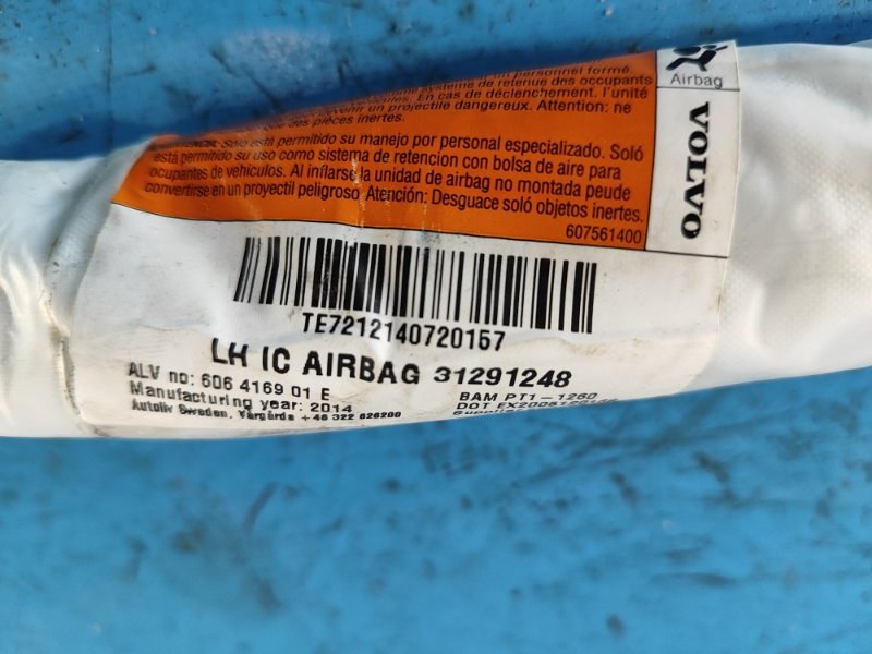 Airbag (curtain) VOLVO XC70 07-16 Left.
