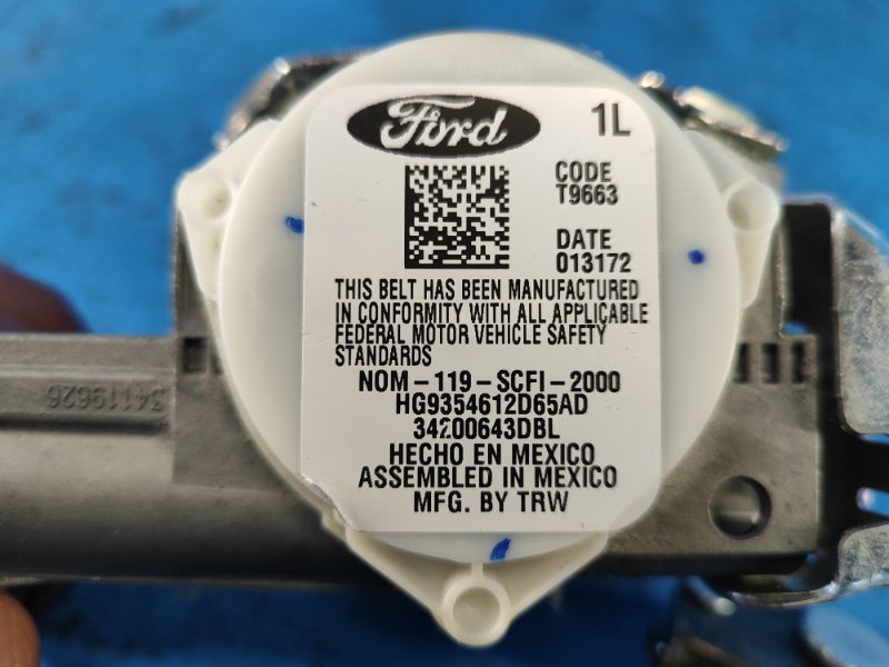 Seat belt FORD FUSION 14- Left. Front.