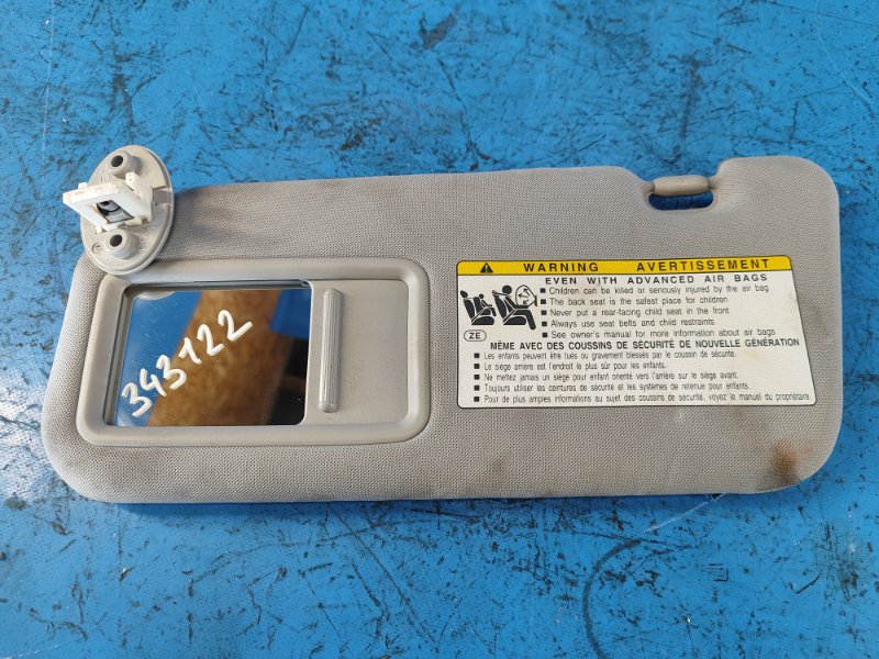 Sun visor LEXUS CT200 11-17 2012 Lev.