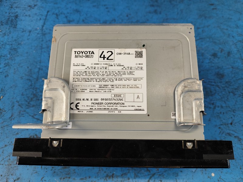 Toyota Sienna 11-16 2015 radio