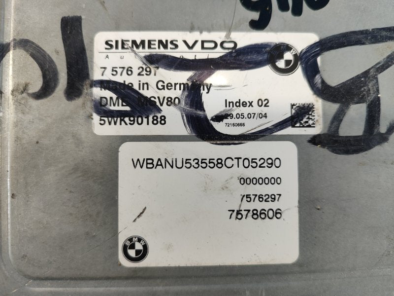 Engine control unit BMW 5 SERIES (E60/E61) 03-10 2007