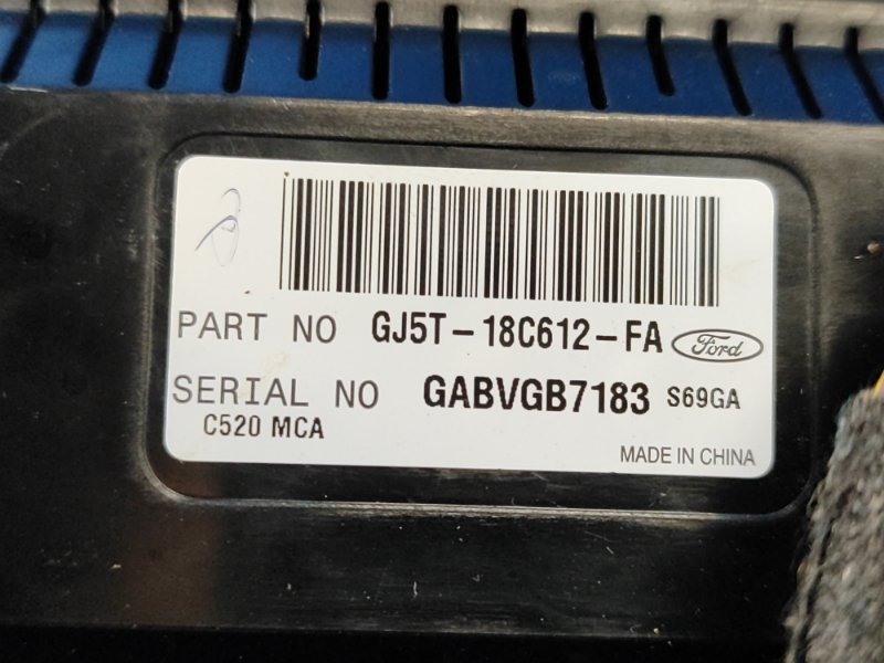 Ford Escape heater control unit 12-19 2017