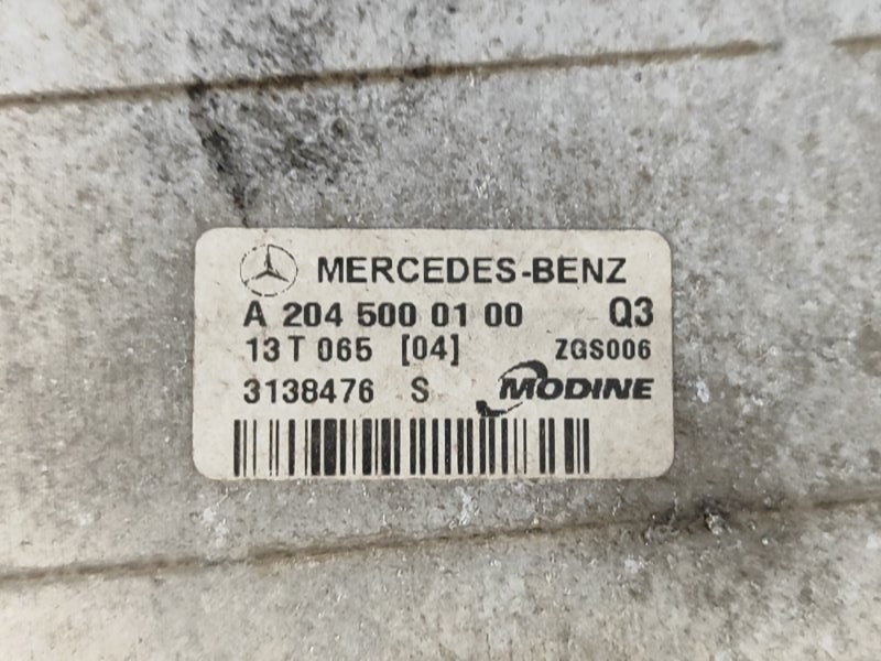 Intercooler radiator Mercedes C-Class W204 07-14