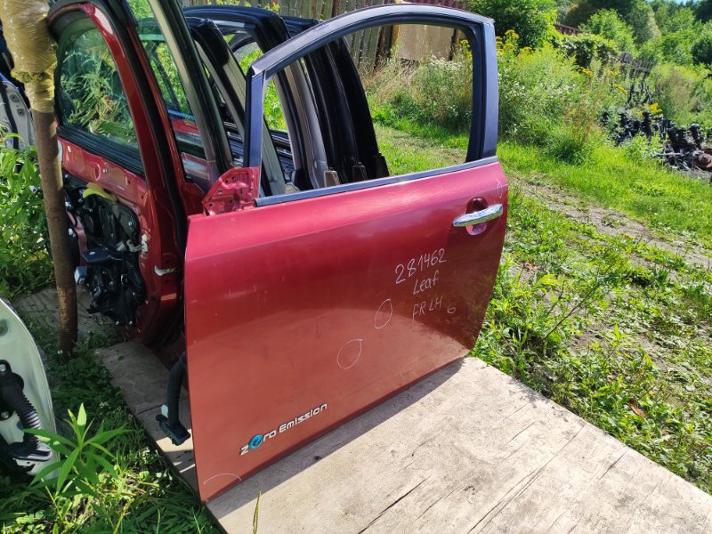 Door NISSAN LEAF 10-17 Left. Front.