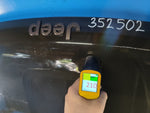 Hood of the Jeep Grand Cherokee 11-22 2016