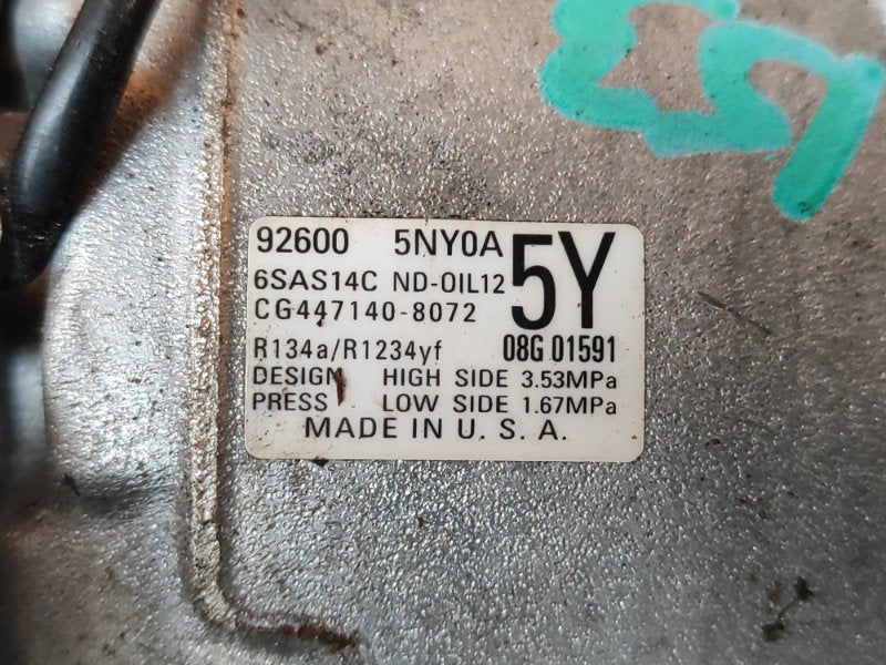 INFINITI QX50 18-2023 Air Conditioning Compressor