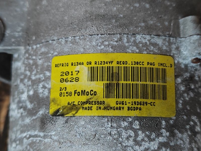Ford Escape 12-19 2018 Air Conditioning Compressor