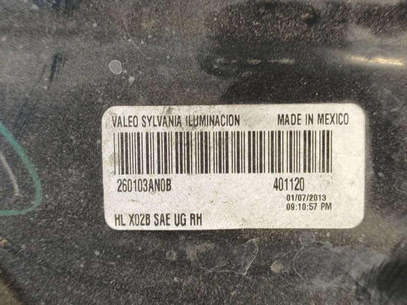 Headlight NISSAN VERSA B17 11-19 Right