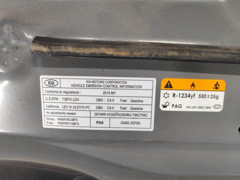 KIA SOUL PS 13-19 hood