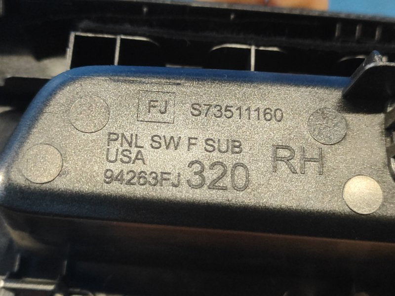 Power window button SUBARU CROSSTREK 12-17 2014 Right Front