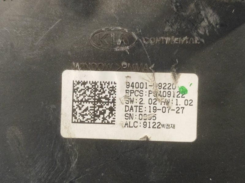 KIA Rio FB 17-2019 instrument panel