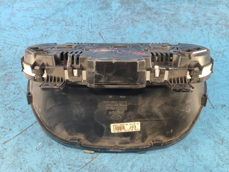 Instrument panel of the Hyundai Accent RB 10- 2011
