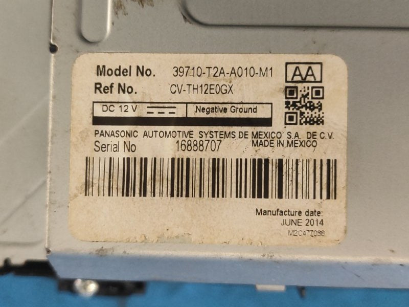 Instrument cluster of the Honda Accord CR 13-18 2014