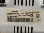 2014 Jeep Patriot 10-17 Instrument Cluster