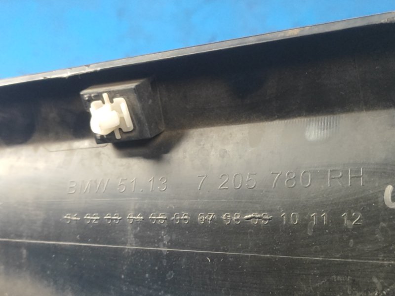 Door molding BMW X3 (F25) 11-17 Right Front.
