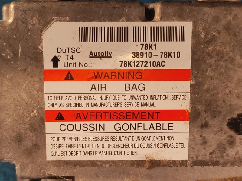Airbag control unit for Suzuki Grand Vitara 05-15