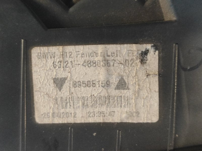 External light BMW 6 SERIES (F13) 12-18 Left.
