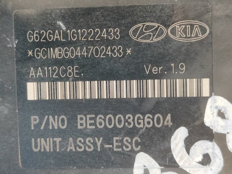 ABS unit Hyundai Veloster 11-18 2012