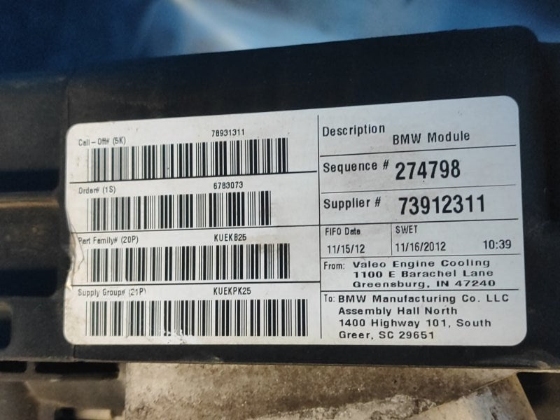 Front panel BMW X3 (F25) 11-17 2012