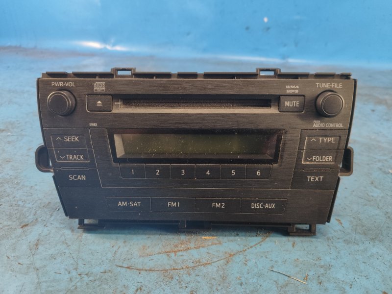 Radio tape recorder TOYOTA PRIUS - 30 09-17 2009-2017
