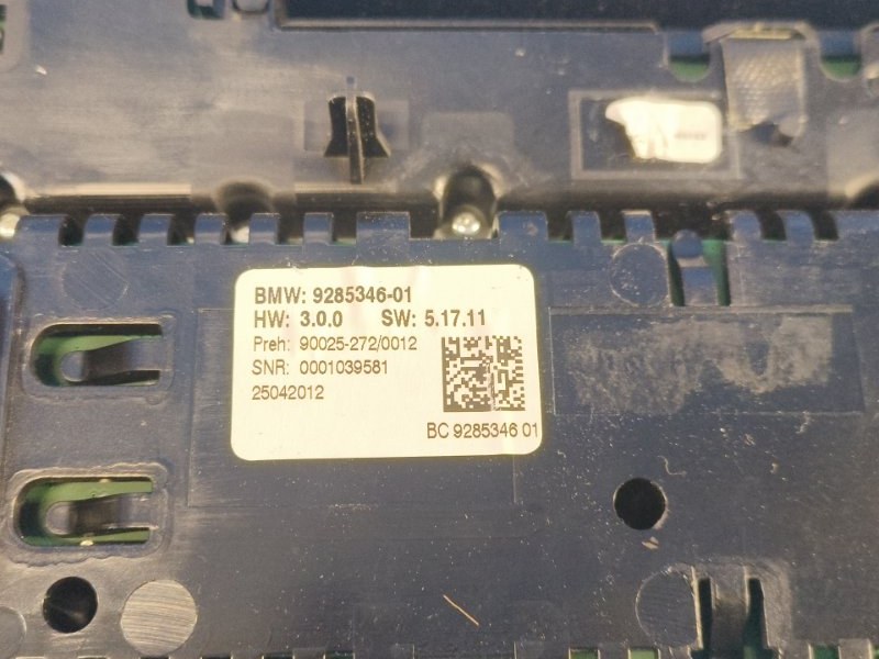 Stove control unit BMW 6 SERIES (F13) 12-18 2013