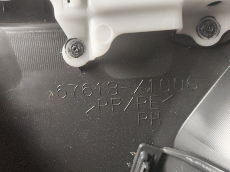 Door map LEXUS LBX 23- 2024 Rear Right