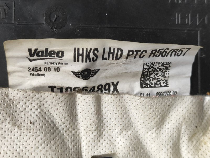 Stove body MINI COOPER S R56 06-14 2012
