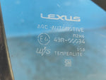 The door glass is blind LEXUS LBX 23- 2024 Front Right