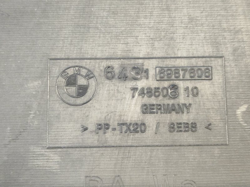 Plastic under the windshield / Jabot BMW 6 SERIES (F13) 12-18 2013 Right